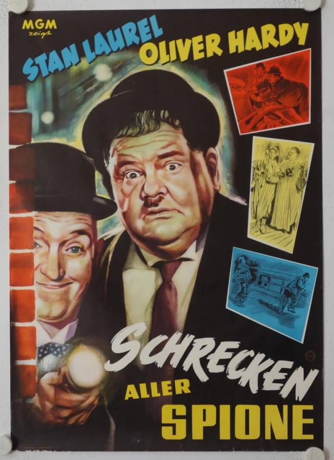 Dick und Doof - Schrecken aller Spione originales deutsches Filmplakat